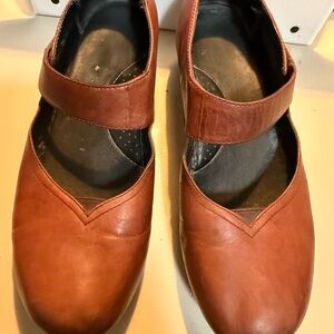 Dansko Brown Leather Mules